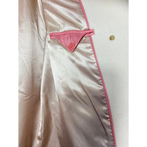 J CREW COAT 2 IVORY VILLA WOOL ITALIAN STADIUM CLOTH NELLO GORI PALE BONE CLASSY - Picture 14 of 16